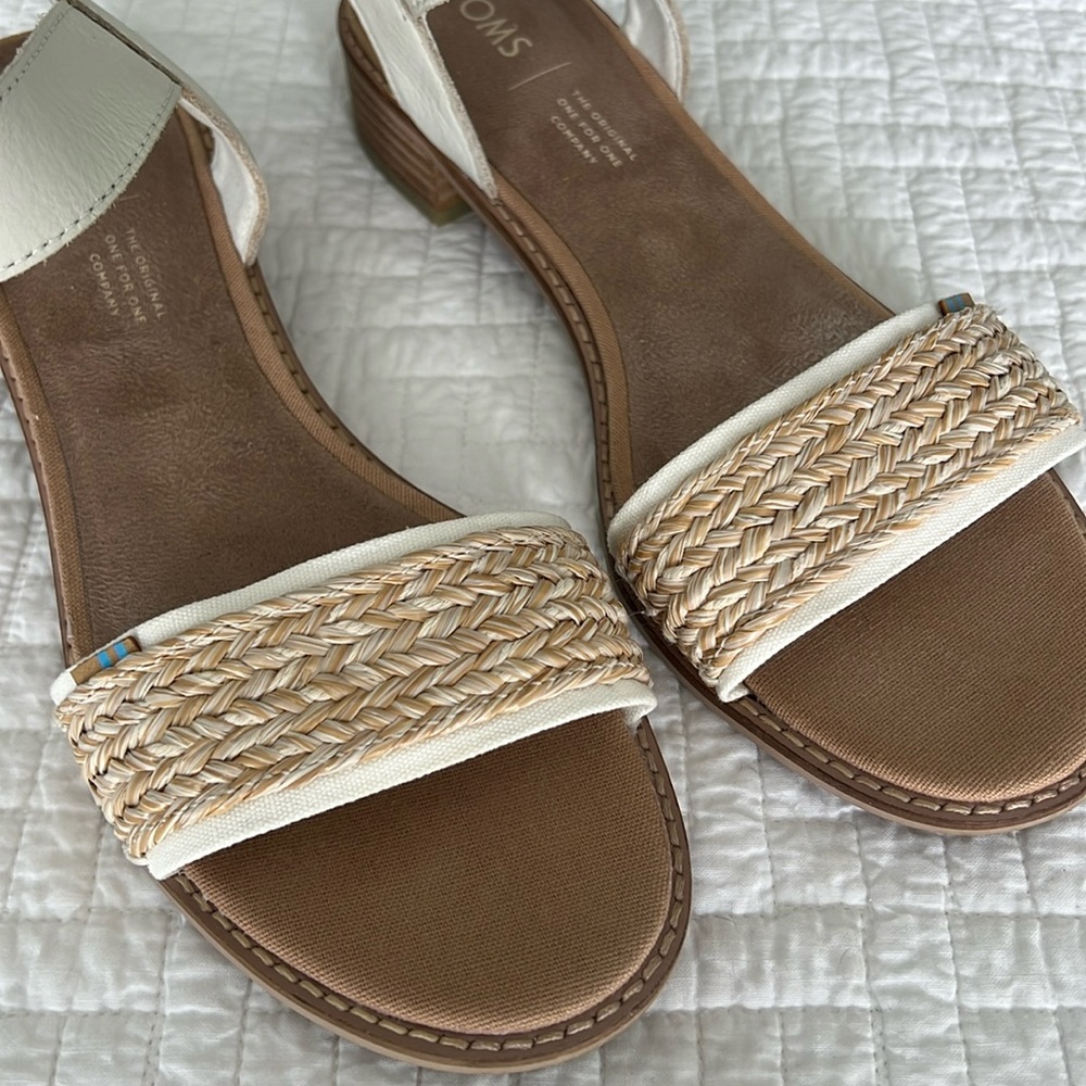 Tom raffia sandal